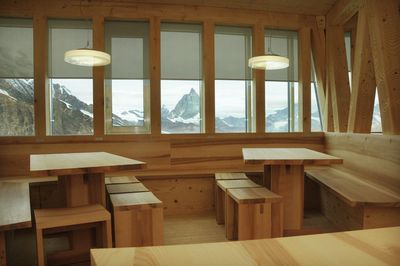 Tende a rullo, SG 4910, Multiscreen 1-10%, Room shot ""Monte Rosa SAC Lodge", Zermatt, Switzerland