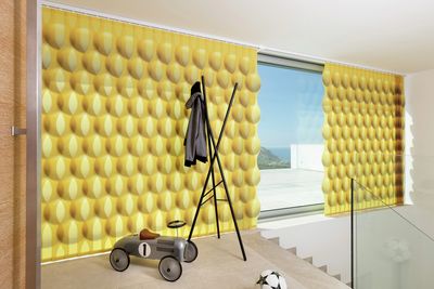 Tende a strisce verticali, SG 2950, Multi Visio, Casa Violi, Mallorca, Spain, Vertical Waves