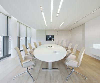 Tende a rullo, SG 4970, Multiscreen 1-10%, Room shot "Orrick House", Düsseldorf, Germany