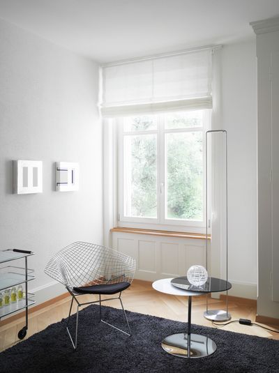 Tende a pacchetto, SG 2320, Room shot "Private Residence", Bern, Switzerland